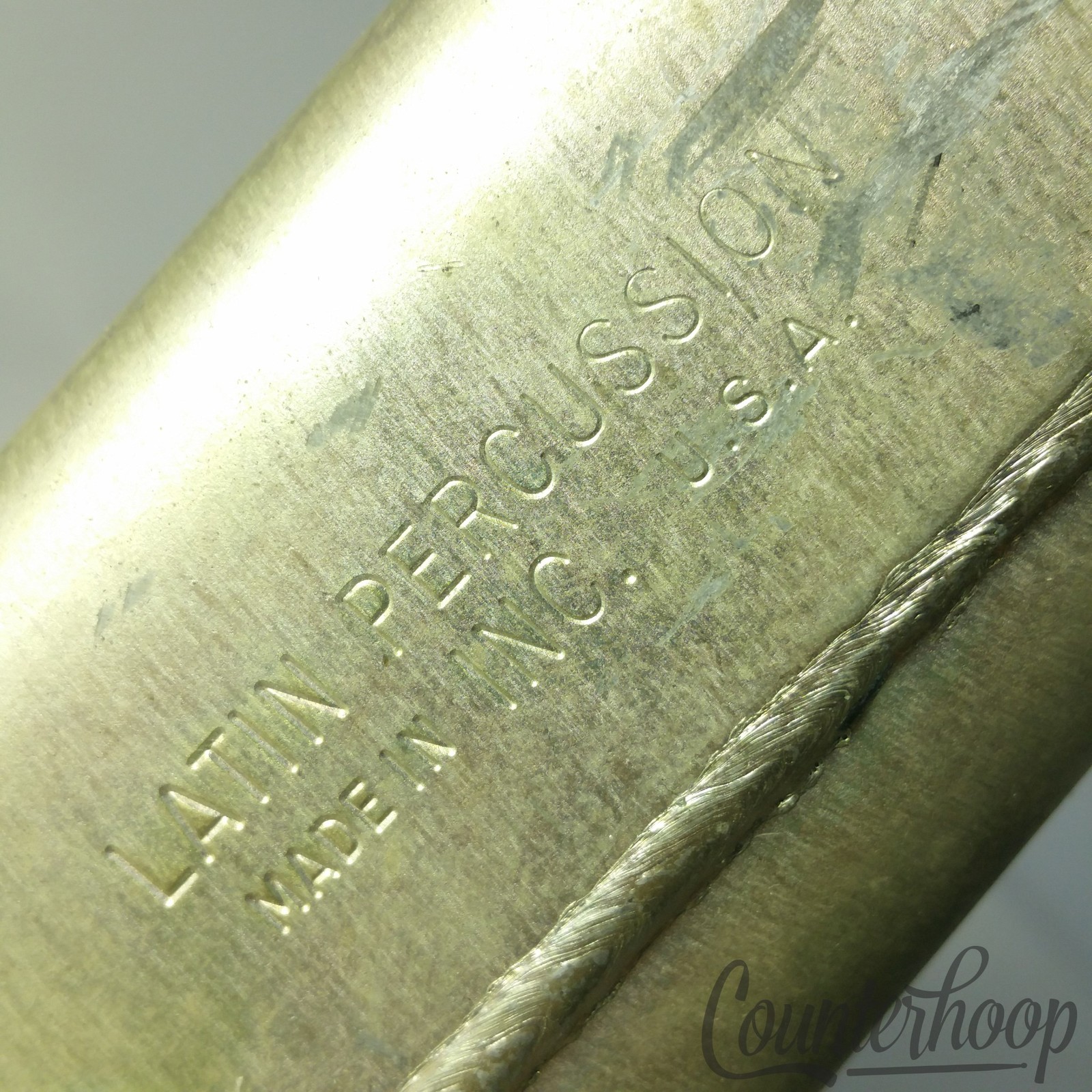 Latin Percussion LP322 Prestige Cowbell Made In USA 7 1/2"x5 3/4"x2 1/2" Vintage