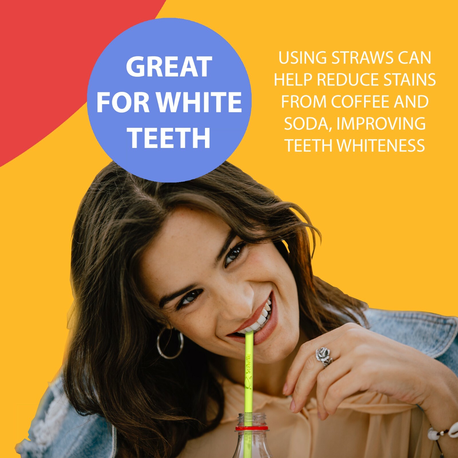 SeaTurtle Reusable Silicone Straws - 10 Pack - /w Cotton Bag and Cleaning Brush