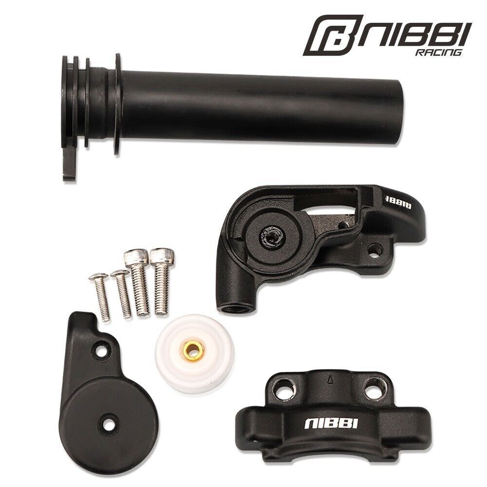 NIBBI 7/8" Twist Throttle Accelerator Handlebar Grip Mini Dirt Pit Bike ATV Quad