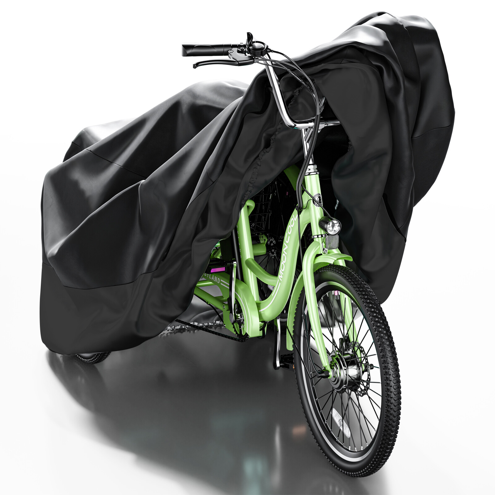 MOONCOOL Adult Tricycle Cover Trike Bike Cover Outdoor Storage Waterproof Dust