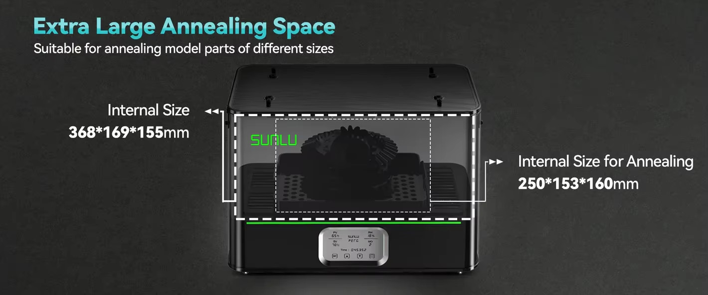 SUNLU FilaDryer E2 up to 110℃ Professional Drying Engineering Filament Dryer