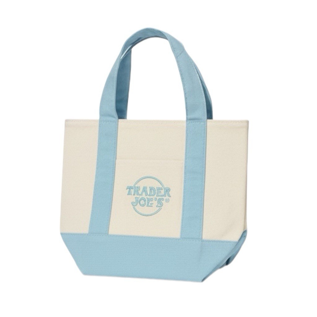 Spring 2026 Trader Joe’s Mini Pastel Canvas Tote Bag Set Of 4 IN HAND Limited