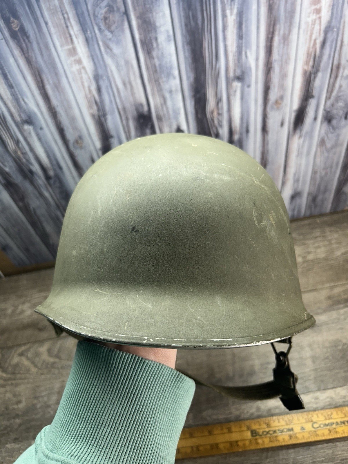 US Army Helmet With Liner 1960s Vietnam War Combat M1 Military Steel U-SCH 751