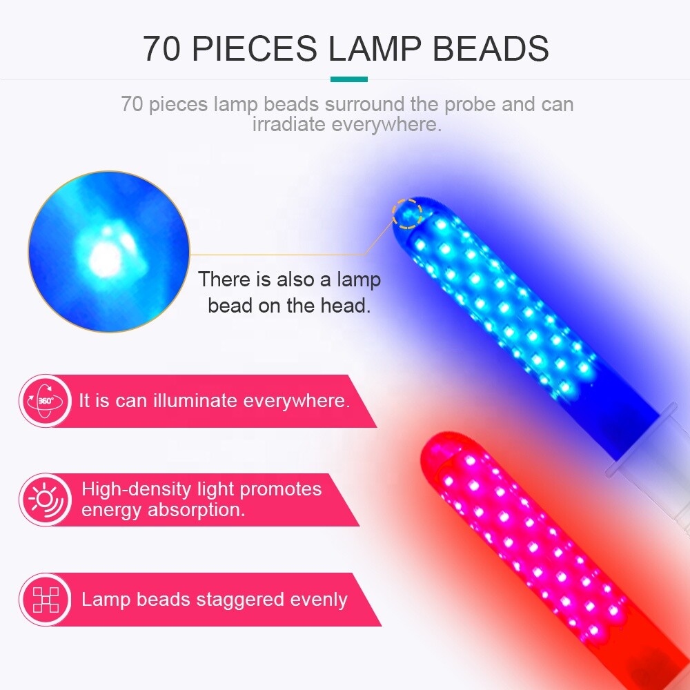 Vaginal Tightening Rejuvenation Wand Light Therapy Anti-inflammatory Female Home