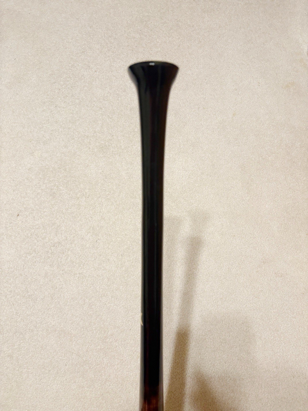 Hybrid Handle Maple Wood Baseball Bat 32.5in 29.5oz. Black / Pine Tar Look / Nat