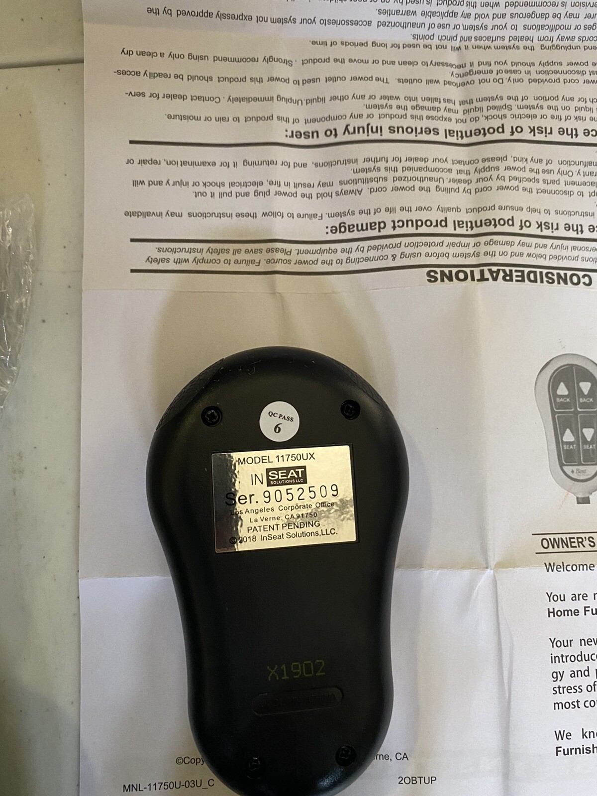 Best Home Furnishing: Recliner Model: 11750UX Hand Control A1 Brand New