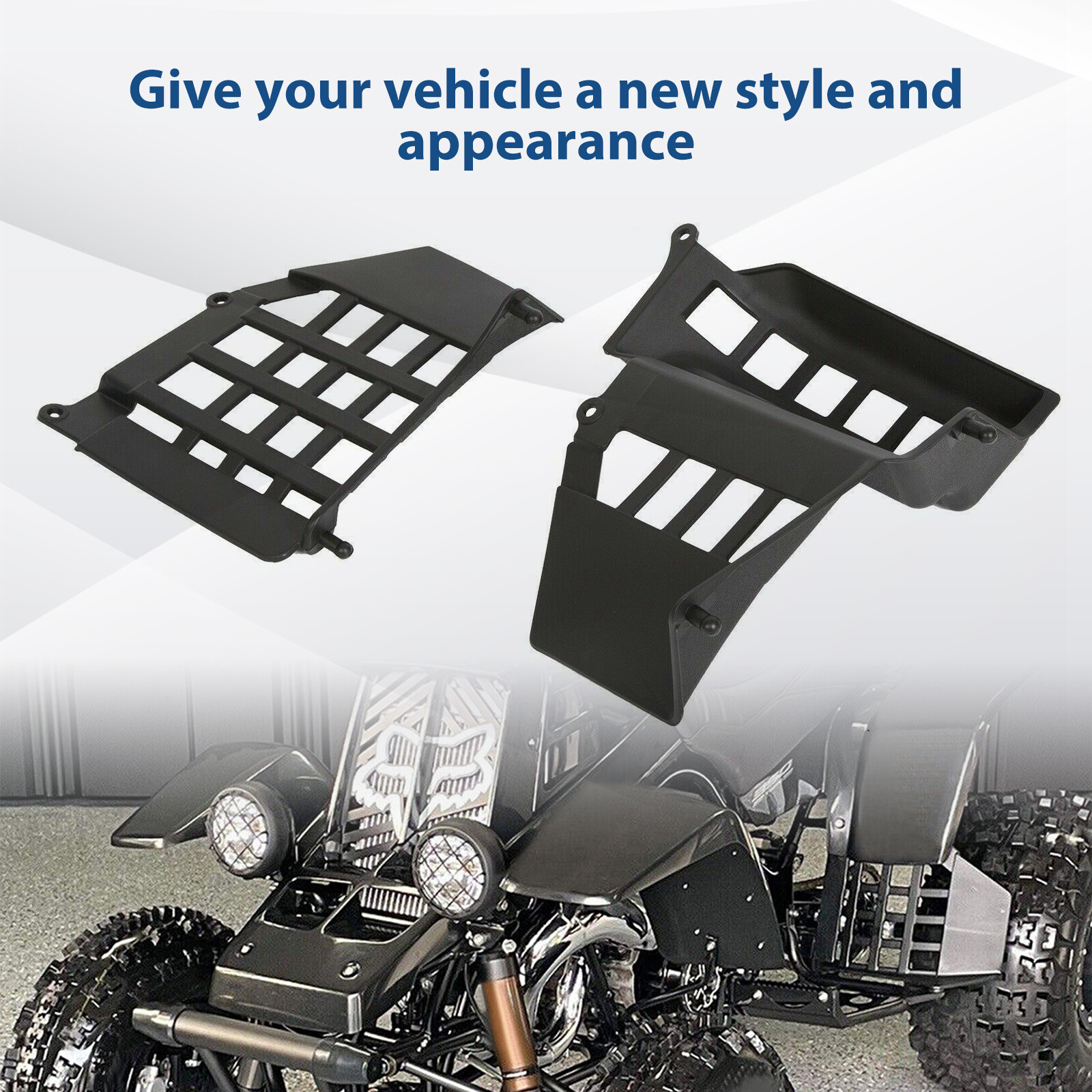 Heel Guard Nerf Bar Plastic Left & Right For Yamaha Banshee YFZ350 87-06 1990