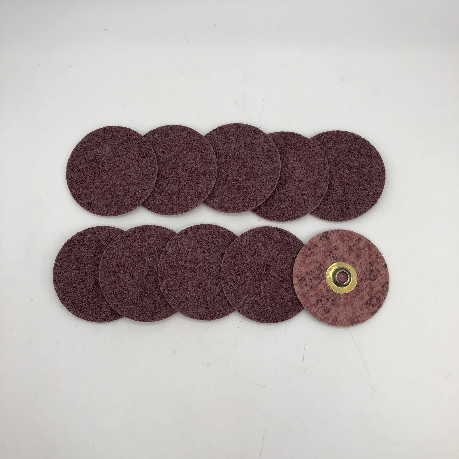 3M Scotch Brite Roloc 60348 Sanding Disc Quick Chnge 4-1/2 x NH Lt Grinding 10pk