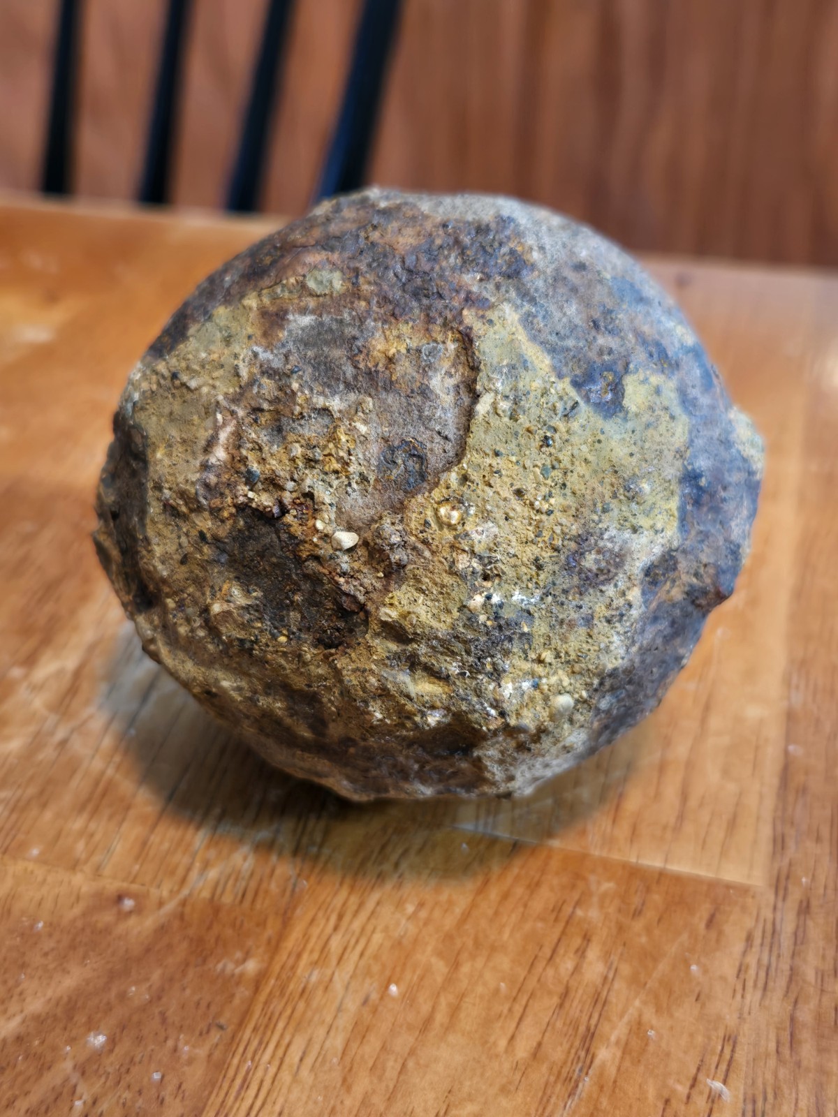 Antique Civil War Cannon Ball 4lbs