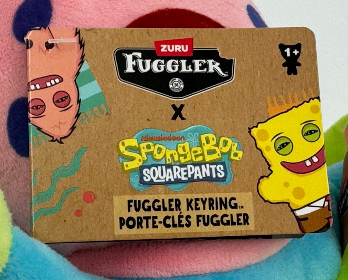 Fuggler x SpongeBob Squarepants GARY the pet snail 4.5" Keychain Plush NWT