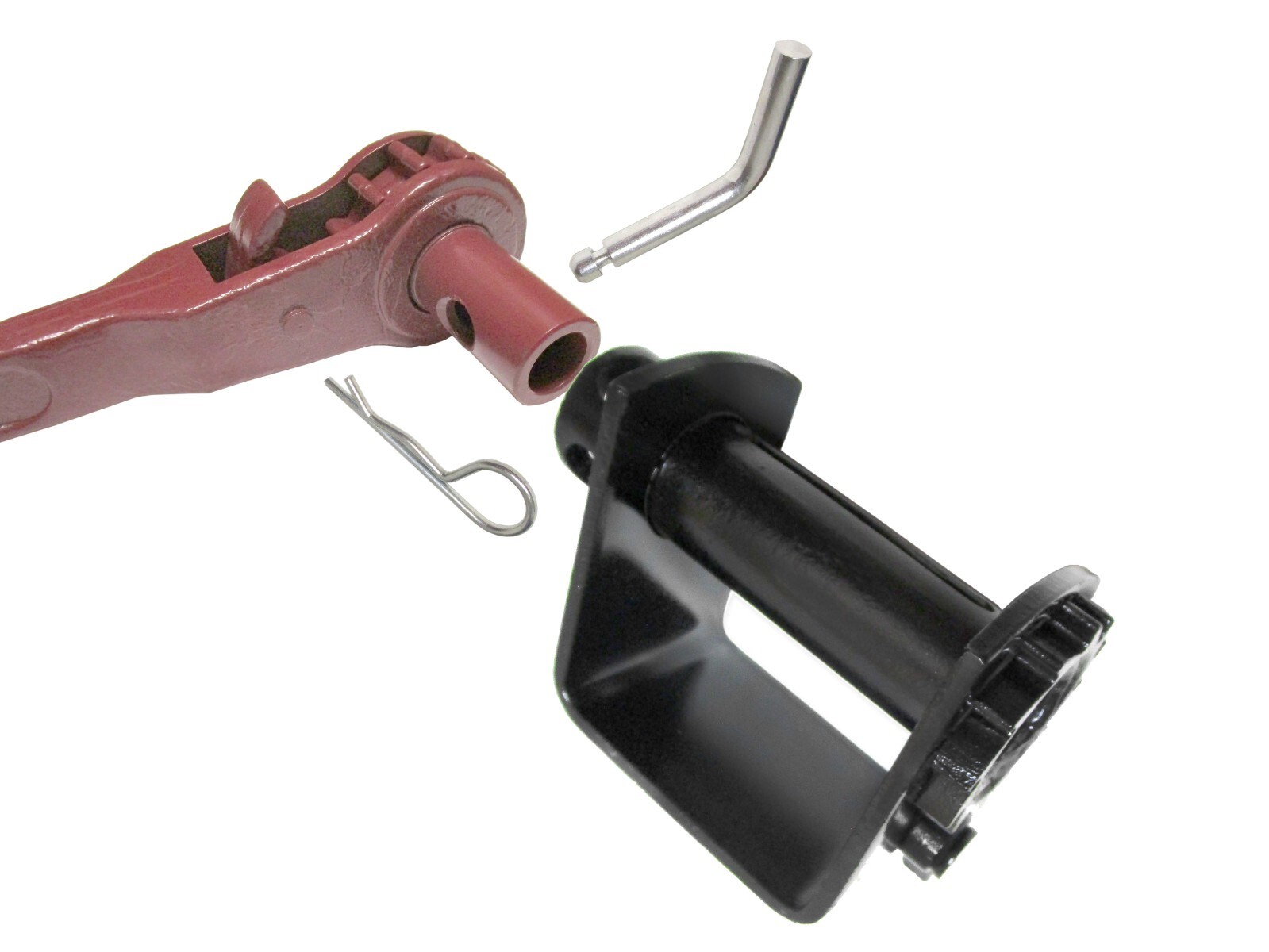 Truck Winch Bar 28" Ratchet Handle Easy Load Securement for Flat Bed Trailer