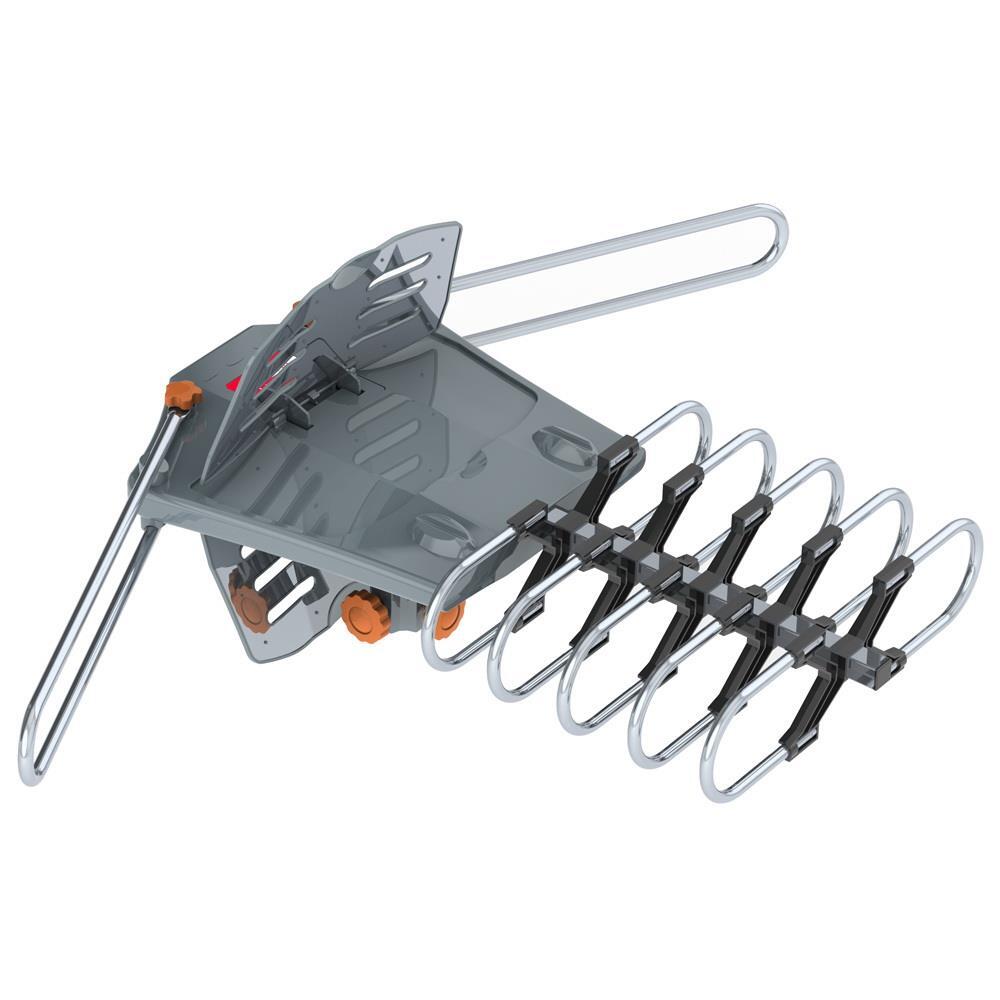 990 Mile Outdoor TV Antenna Motorized Amplified V/UHF HDTV 1080P 360° Video Home