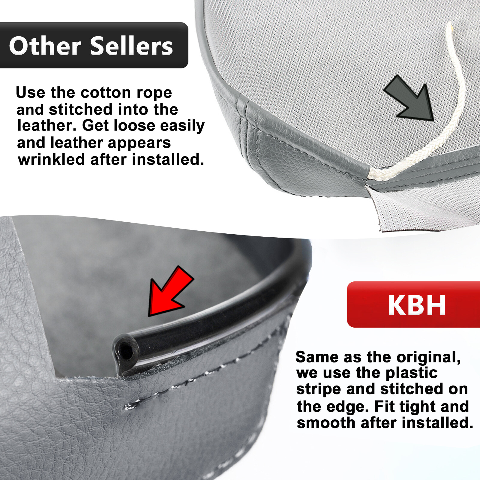 Fits 2002-2008 Dodge Ram 1500 2500 3500 Console Lid Armrest Cover Leather Gray