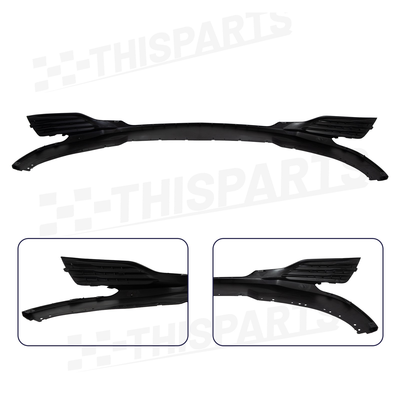 Front Upper Lower Bumper Grilles Valance Trim Bracket For 2019-2024 Chevy Malibu