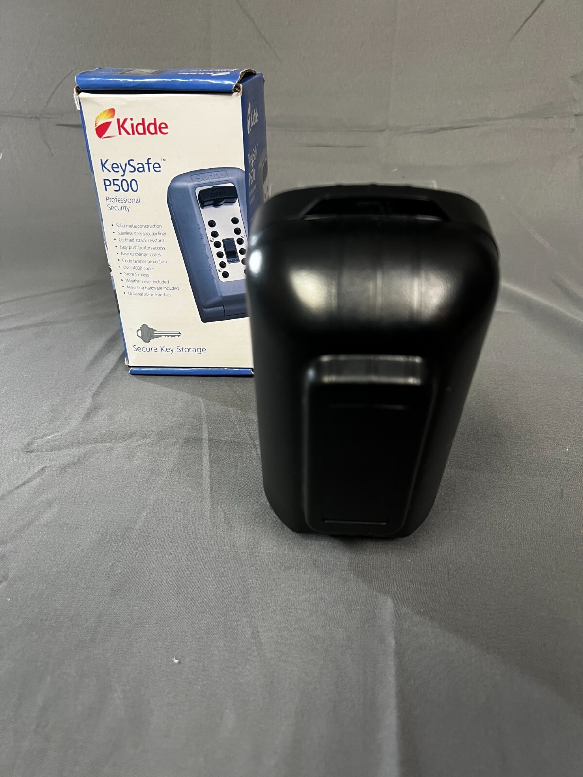 Kidde KeySafe P500 Push-Button Lockbox – Heavy-Duty, Secure Key Storage