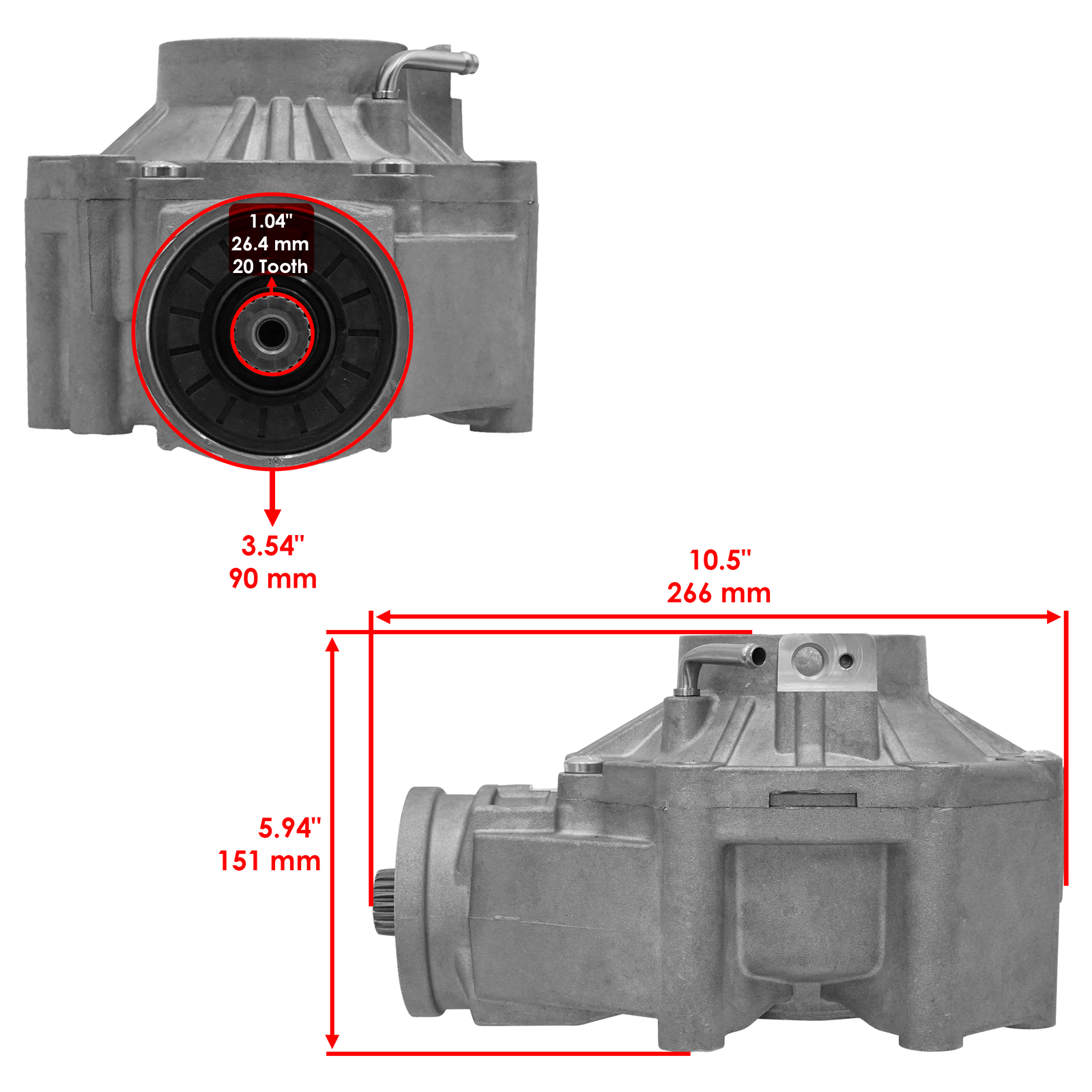 Rear Differential For Can Am Commander 1000 13 800R 13-15 / Maverick 1000 XMR 14