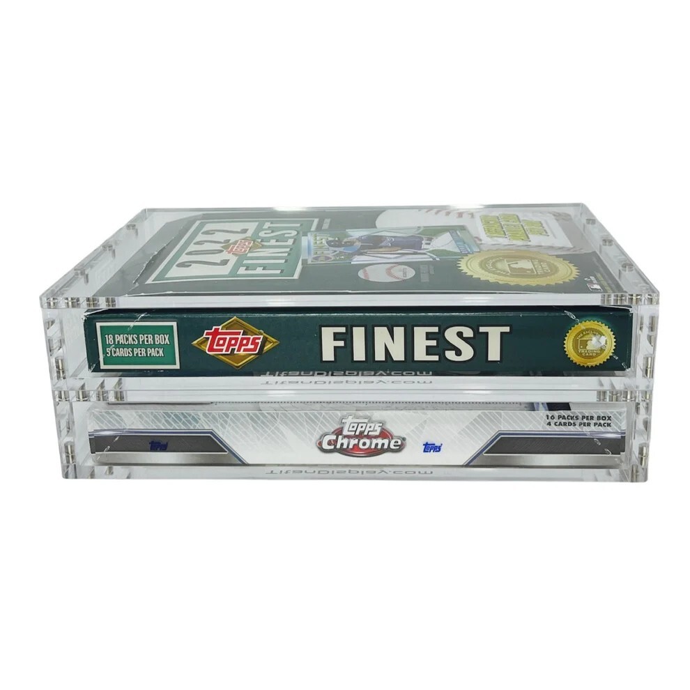 Acrylic Display Case Magnetic FITS 2024 Topps Chrome Update Baseball Hobby Box