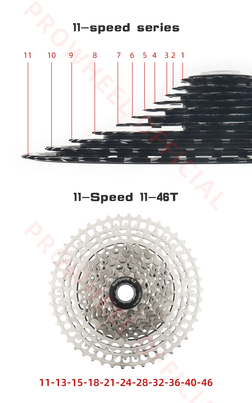 Mountain Bike Cassette 10 11 12 Speed MTB K7 46T 50T 52T HG Compatible