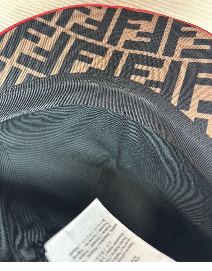 FENDI FF Monogram Canvas Baseball Hat FXQ498