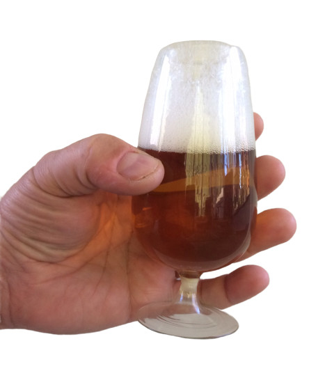 FAKE BEER GLASS No Spill Stage Magic Liquid Production Whisky Food Prop Joke Gag