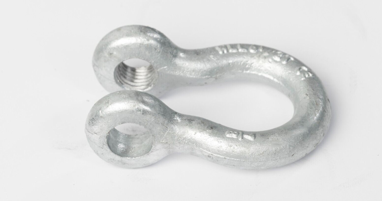 Open Box 7/8" D Ring Bow Shackle Screw w Blue Pin Clevis Rigging Towing 6.5 Ton