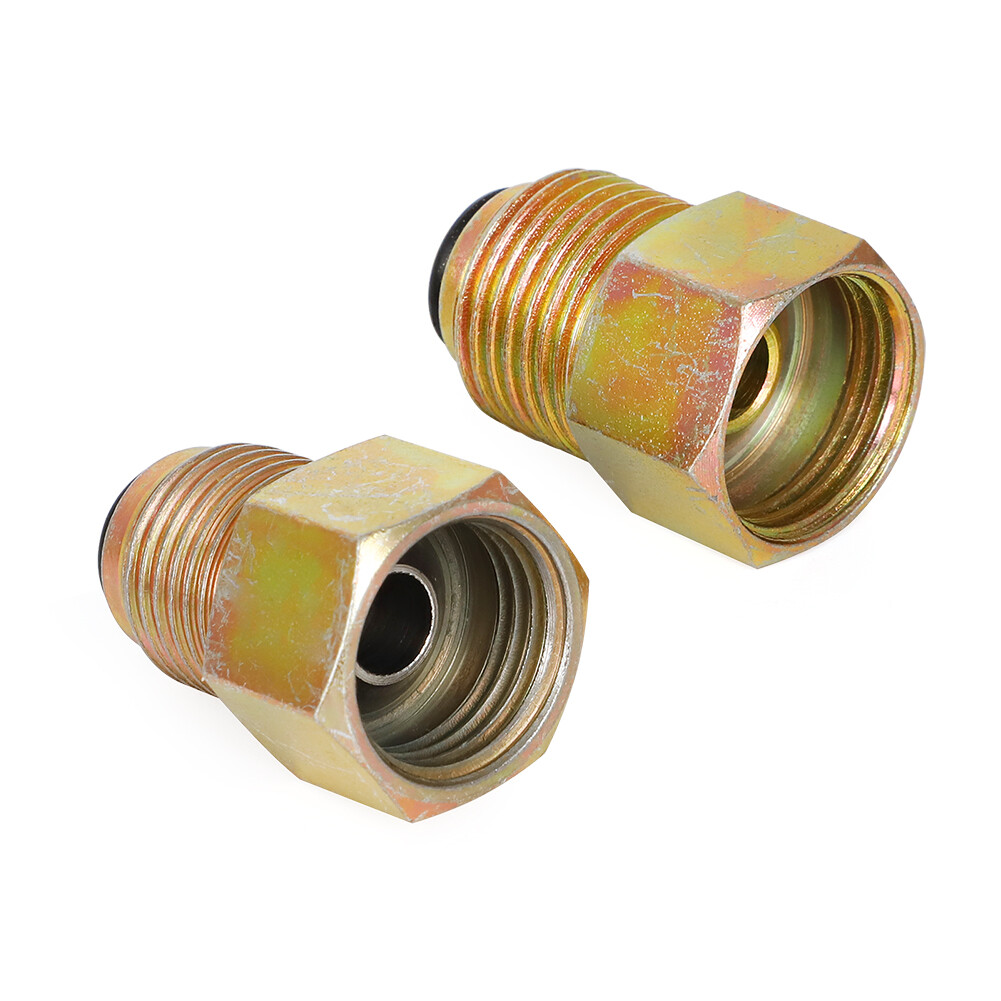 For GM Power Steering Adapter Fitting Inverted Flare Steering Box O-Ring Hoses