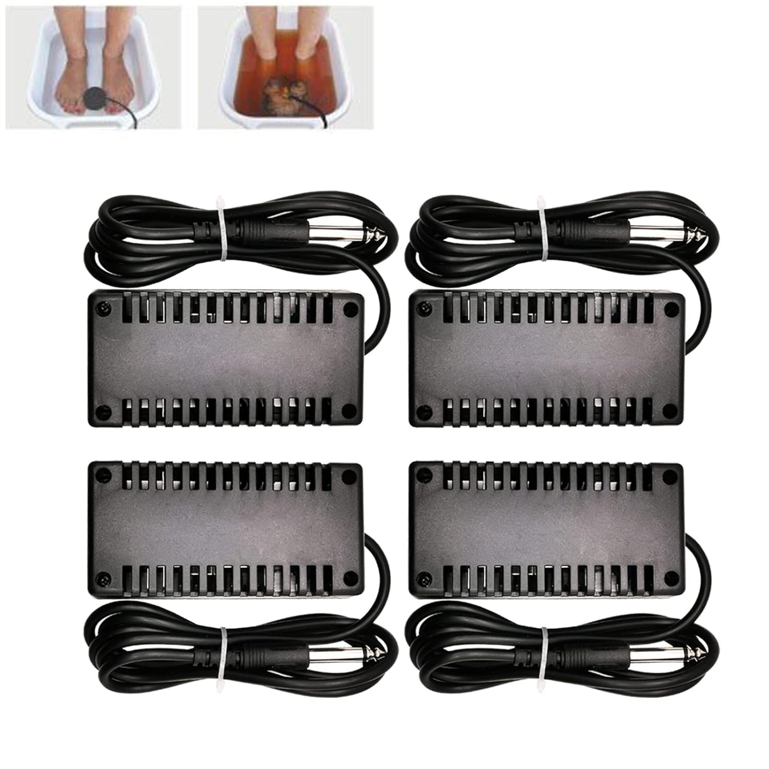 4-12PCS Rectangle Detox Arrays For Foot Bath Spa Ionic Cleanse Aqua Ion Machine