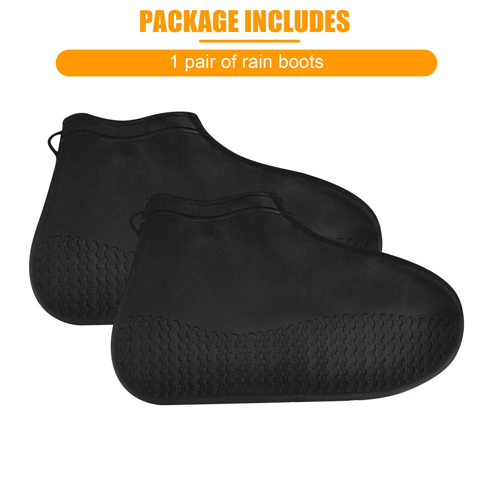 Non-slip Reusable Rain Shoes Covers Rubber Overshoes Boot Waterproof Protector