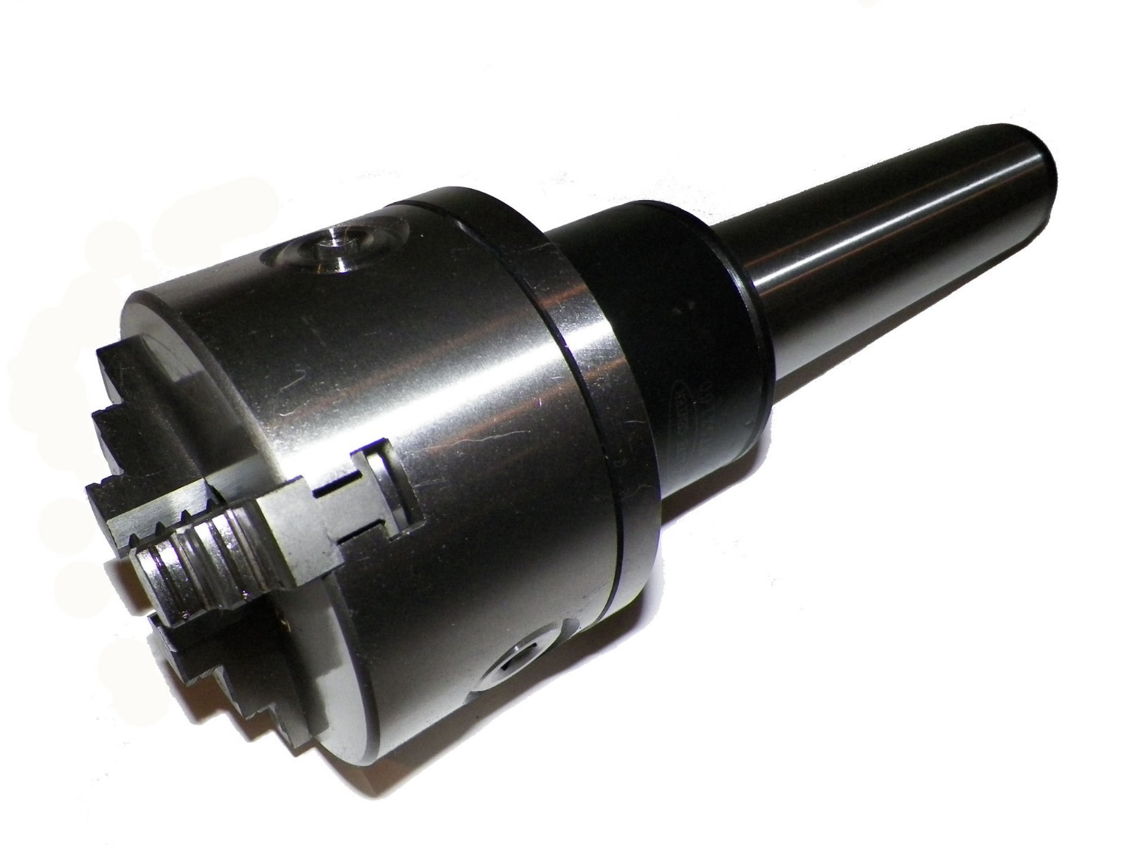 4" 3 Jaw Self Centering Lathe Chuck MT3 Shank (ROTATING Triple Ball Bearing)