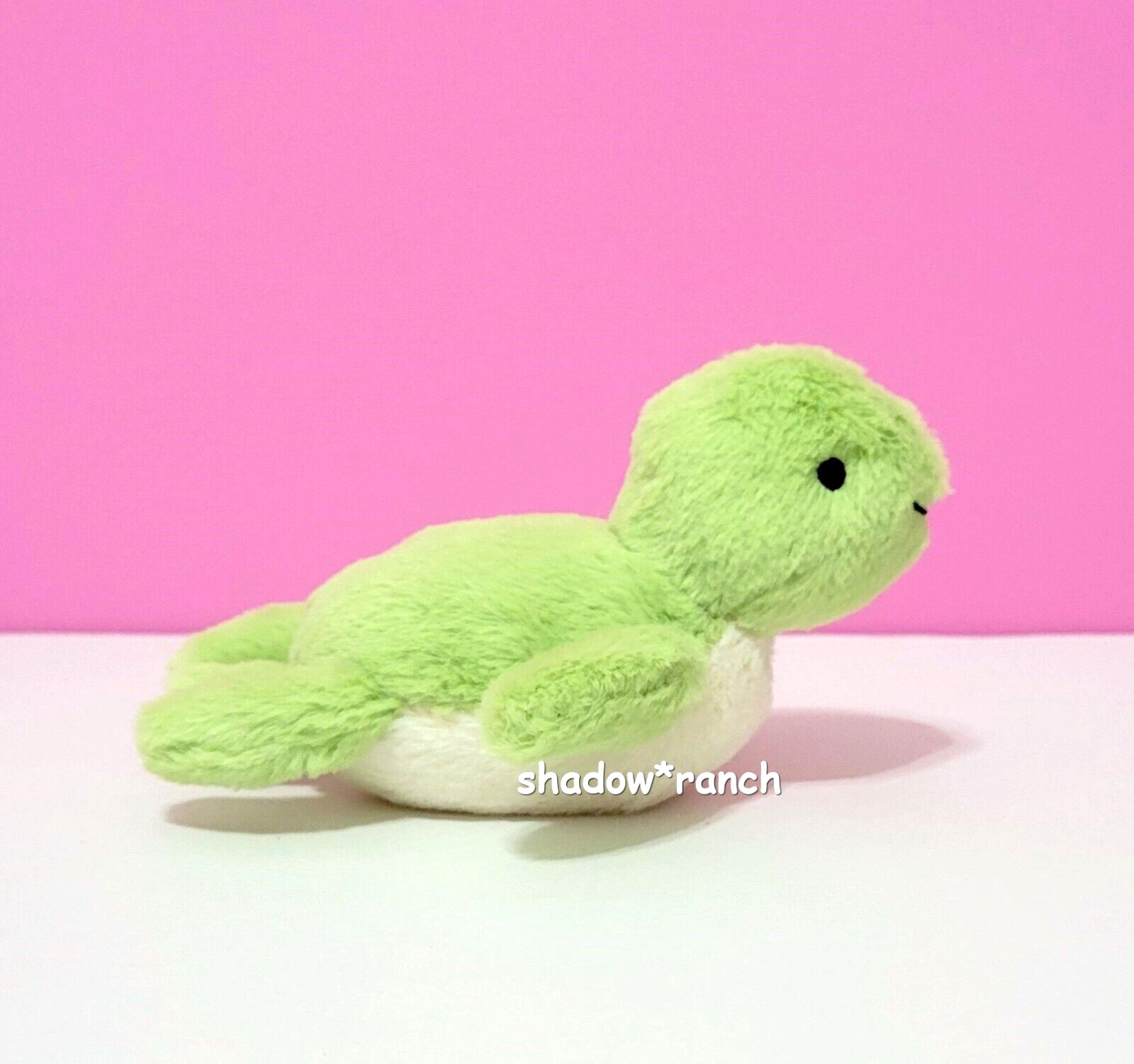 Jellycat FLUFFY TURTLE - Very Tiny 3" Ocean Plush - Brand New with Tags