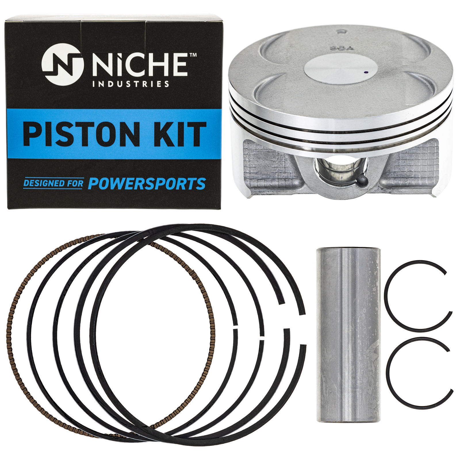 NICHE Stock Piston Gasket Spark Plug Kit for Polaris Predator 500 3087970