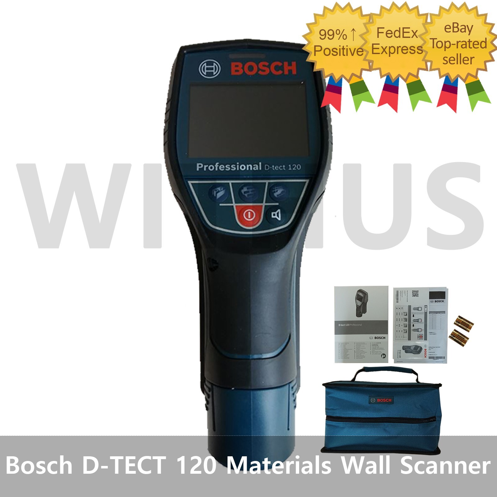 Bosch D-TECT 120 Professional Universal Detector of all Materials Wall Scanner=