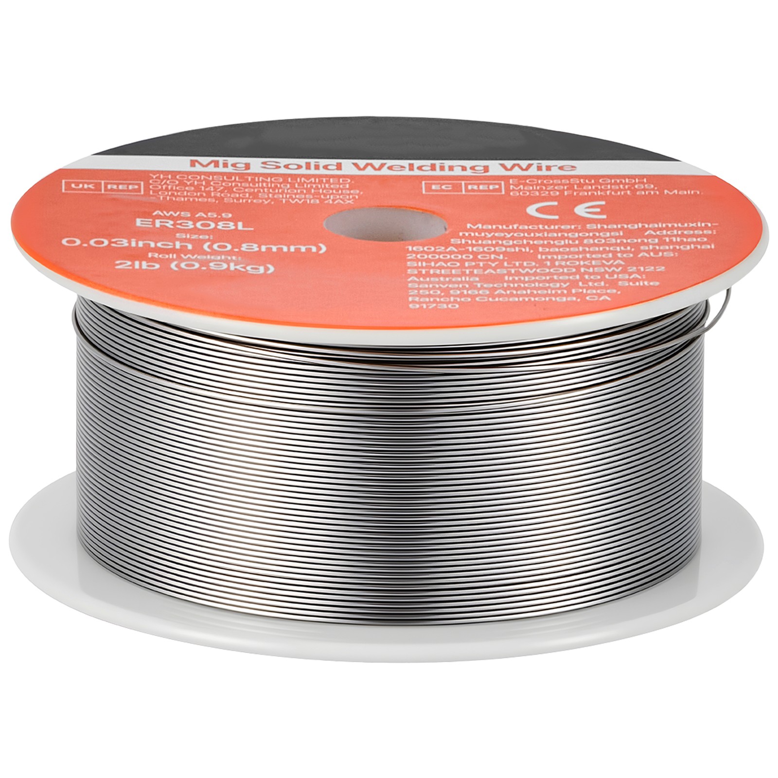 Uimoso Solid MIG Welding Wire ER308L 0.03-inch 2 lbs Stainless Steel Wire