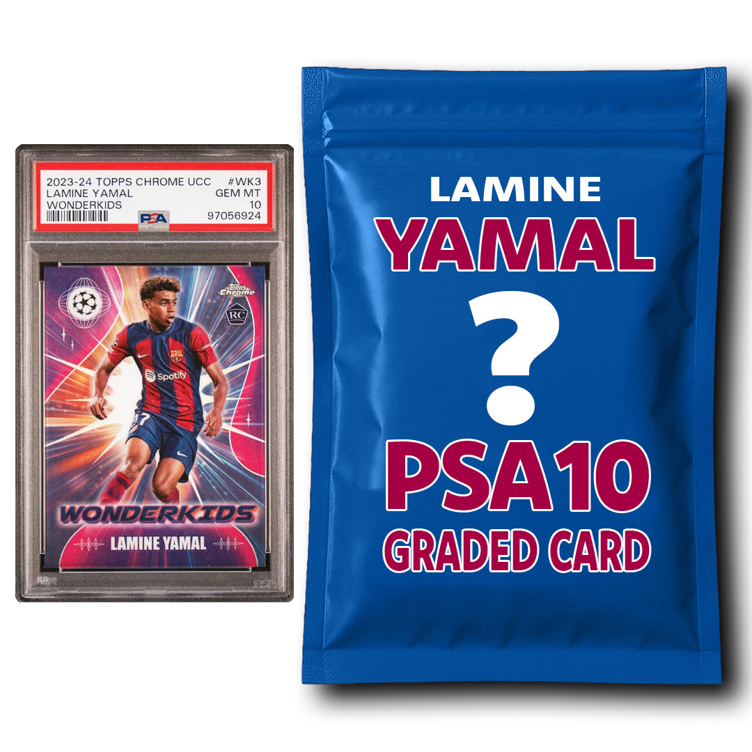 Lamine Yamal PSA 10 Graded Card Mystery Pack
