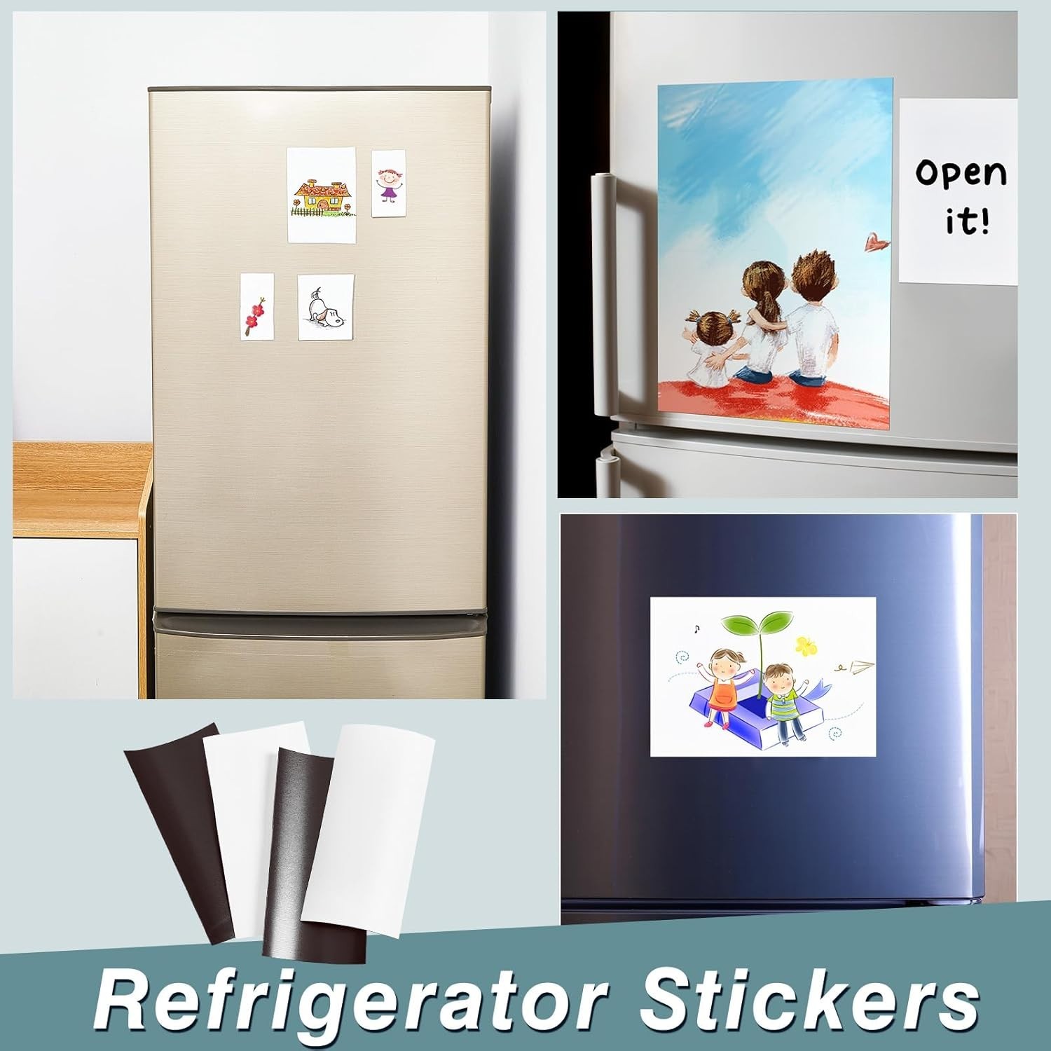 24 Inch X 10 Feet, 30 Mil Blank White Surface Magnet Sheets Magnetic Roll Printa