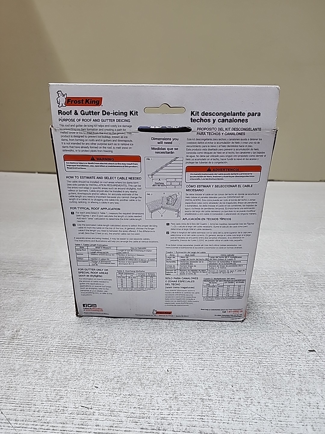 Frost King100 ft. Roof De-Icing Cable Kit Accessory