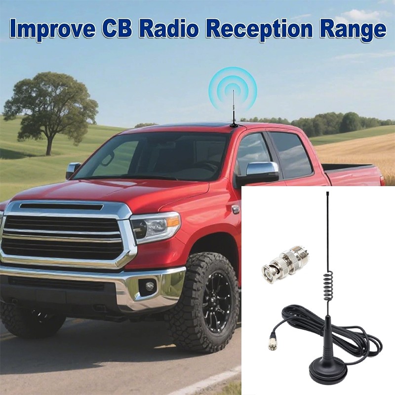 27MHz Antenna Magnetic Mount PL259 & BNC Male For Uniden President Car CB Radio