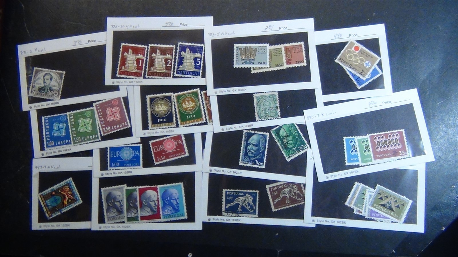 Stampsweis Portugal stamp collection in Minklus Specialty est 800 stamps to 1980