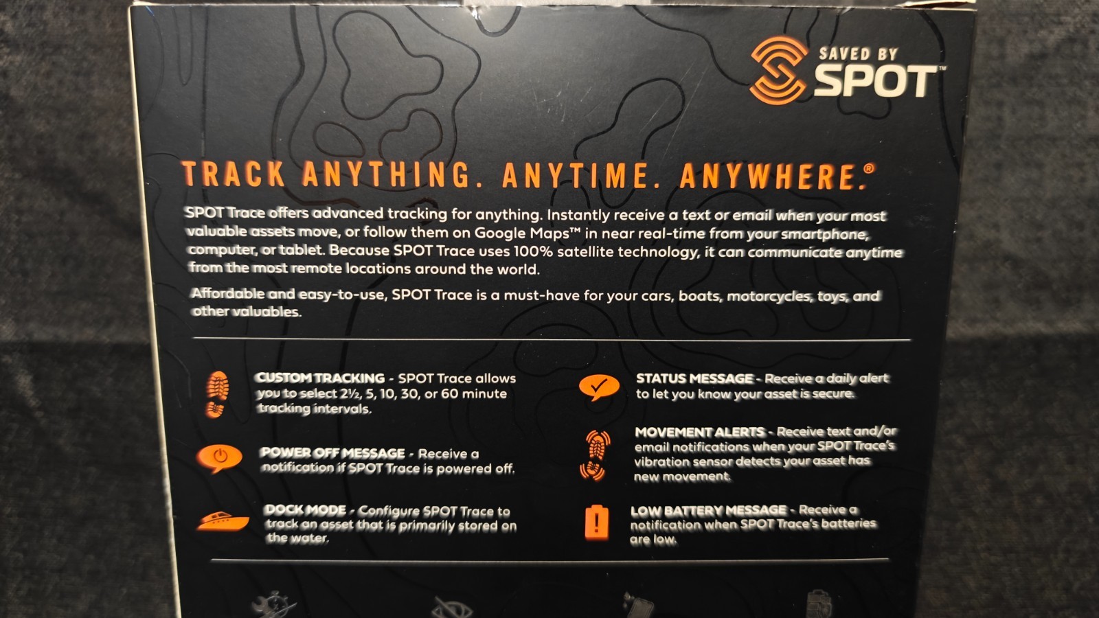 Spot Trace Satellite Tracking Device GPS Tracker Asset Locator Global Coverage