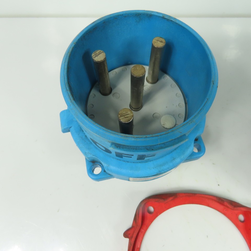 Meltric 63-68043 DSN60 Industrial Inlet Plug 60A 480VAC 20HP 3P+G