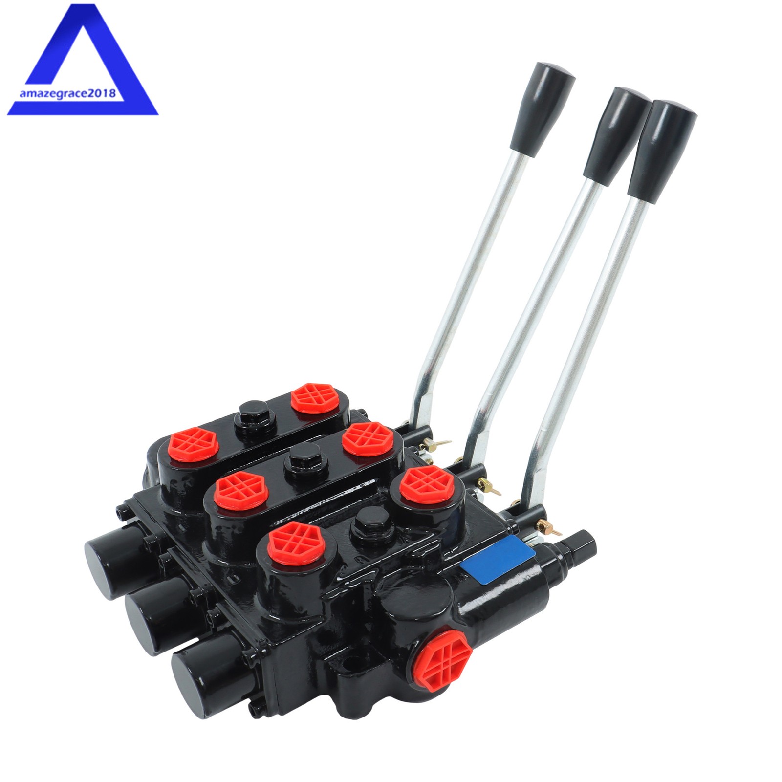 3 Spool 25 GPM RD532CCCAAA5A4B1 Double Acting Hydraulic Valve In/Out 3/4" NPT