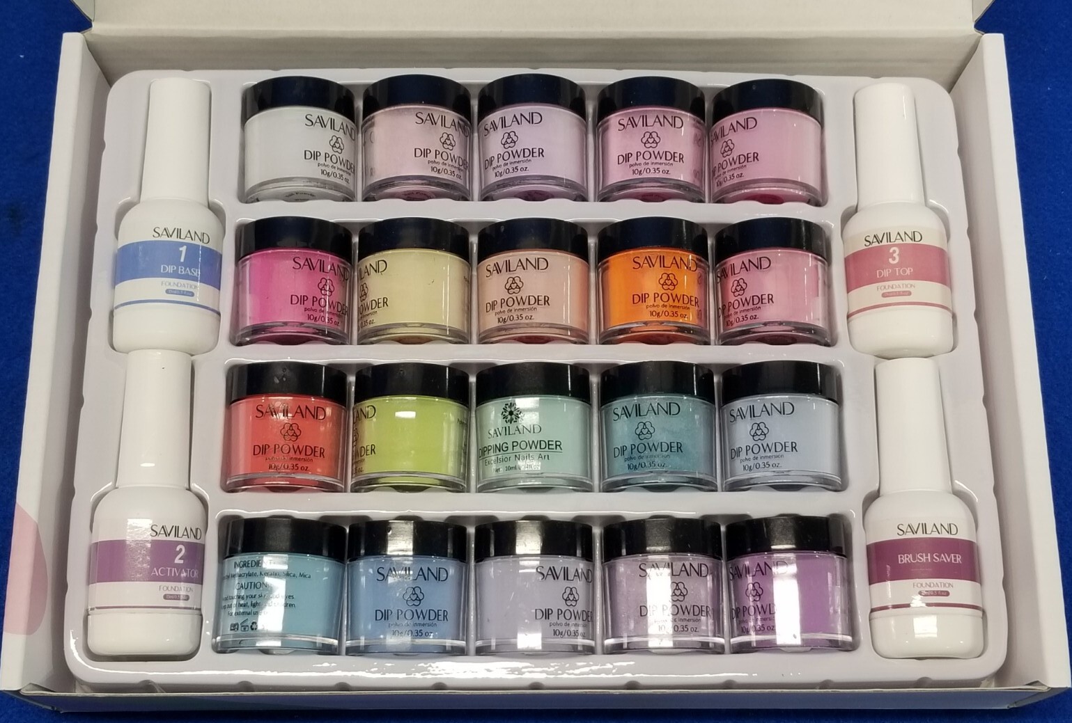 Saviland Expert Dip Powder Nail Kit 20 Colors (EXP. 02/29)