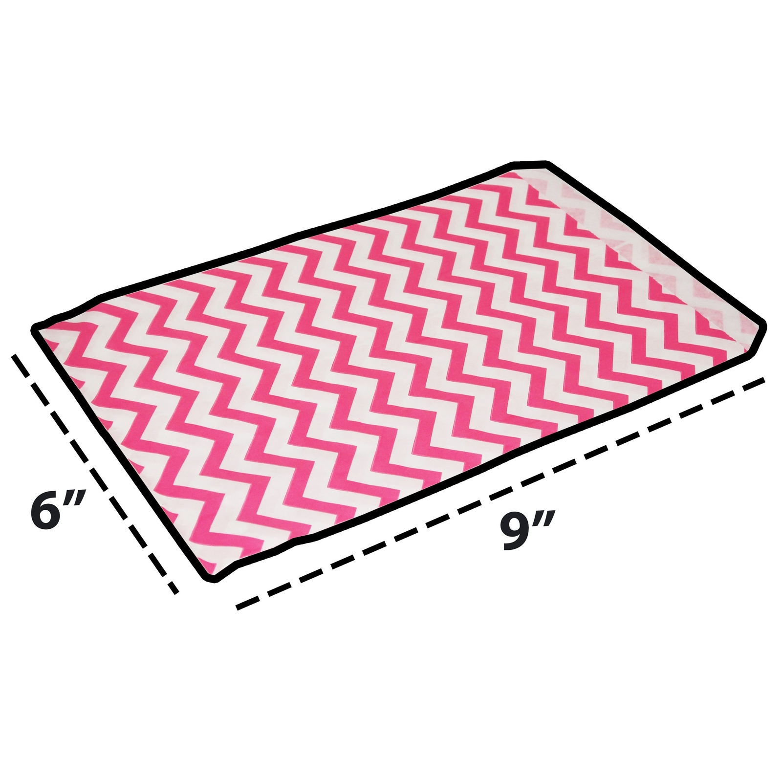 Decorative Flat Mixed Chevron Paper Gift Bags