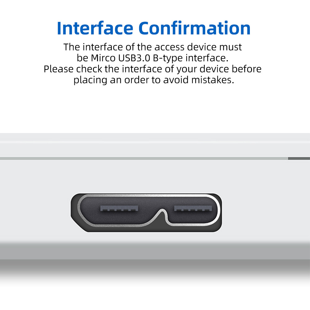 Micro USB 3.0 Cable High Speed Data SYNC For HDD External Hard Drive LOT