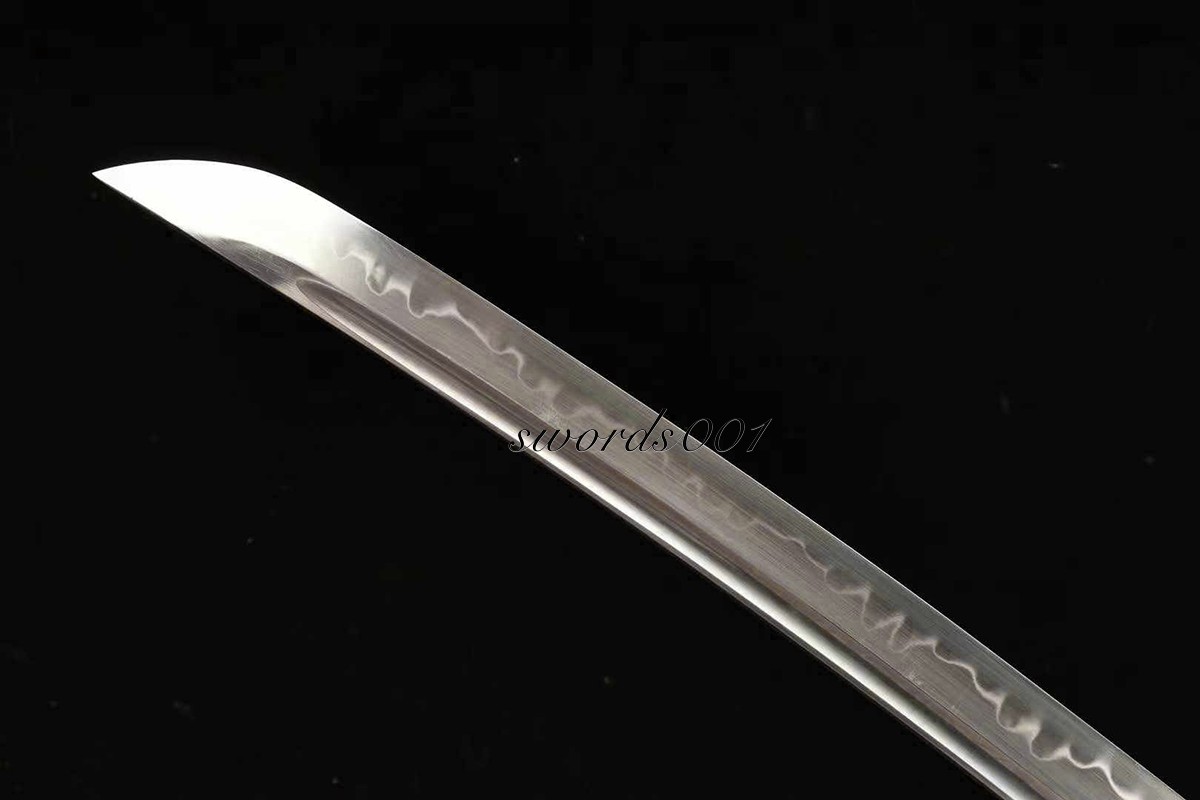 41'' Handmade Japanese Authentic Tachi Sword T10 Steel Clay Tempered Katana