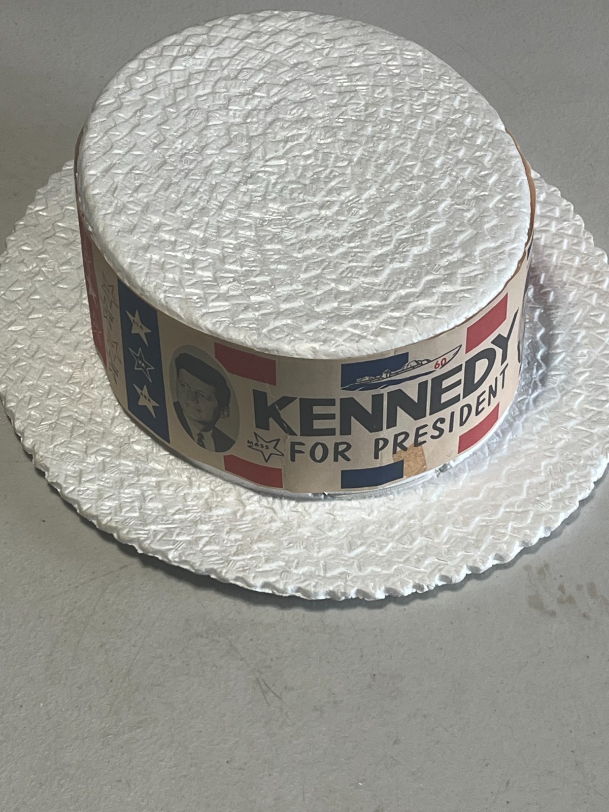 JFK, KENNEDY, 1960 DEMOCRATIC CONVENTION, DELEGATE/SUPPORTERS HAT