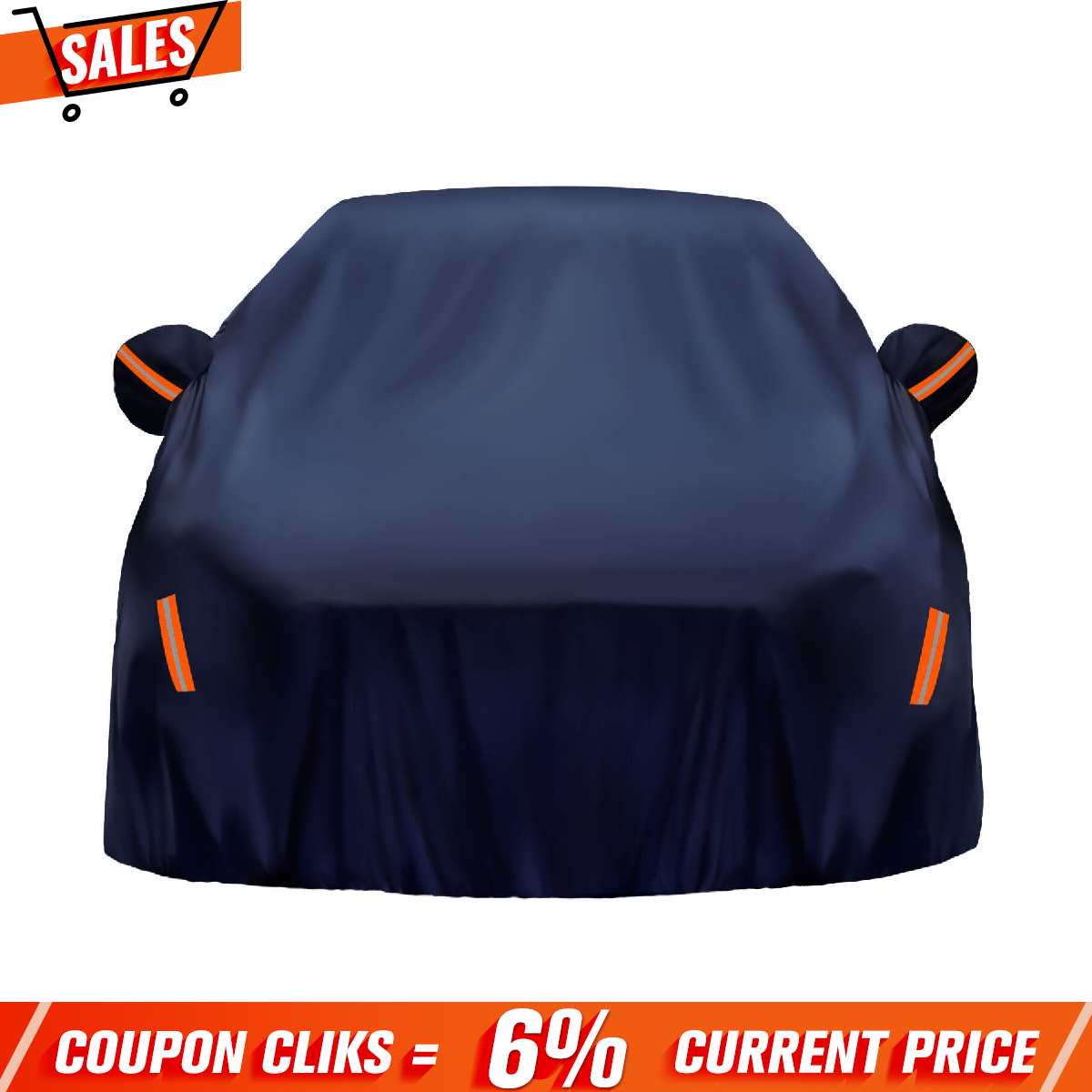 Full Car Cover Waterproof All Weather Protection Anti-UV Rain Snow Anti Scratch