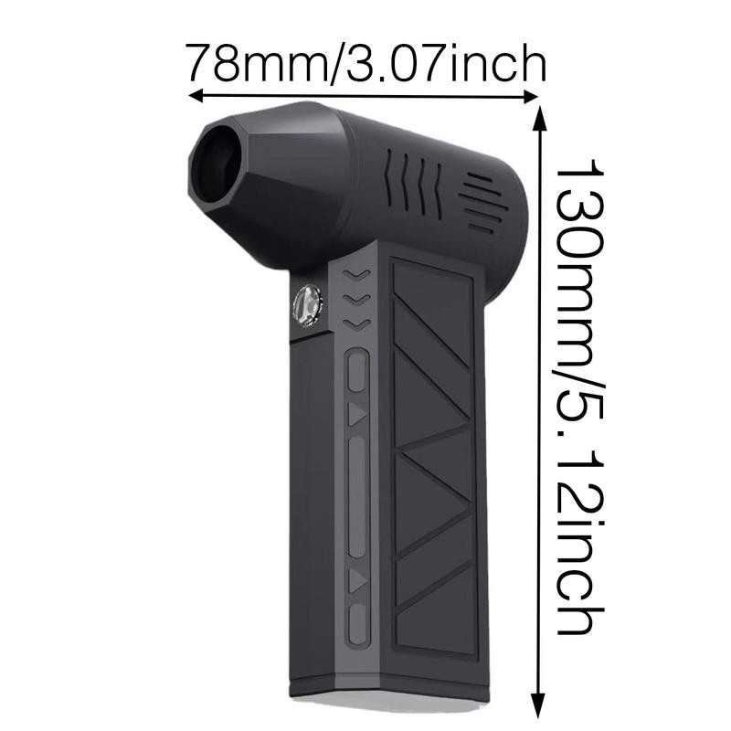 Electric Air Duster Cordless Mini Jet snow Blower Portable Turbo Fan with LED