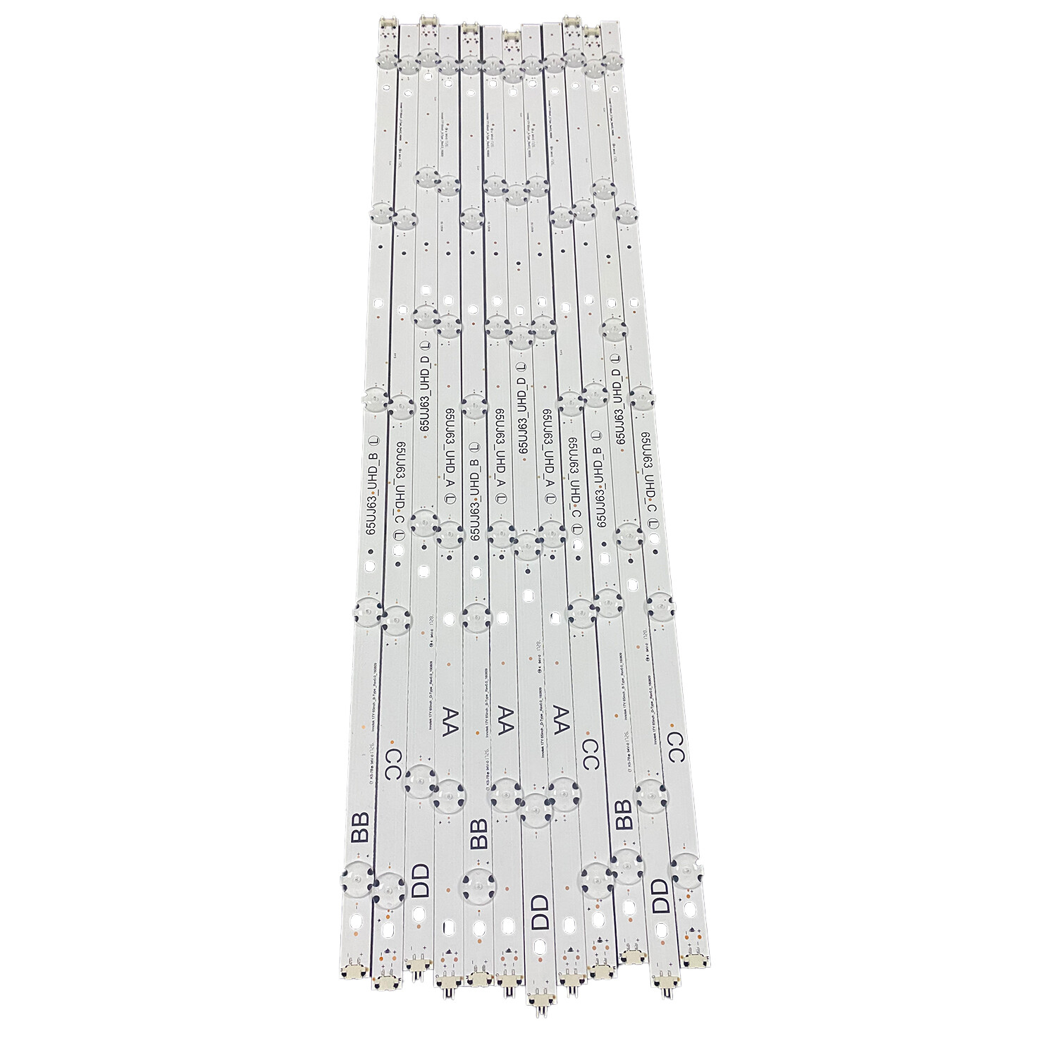 New LED Strips For LG 65UJ6300 65UJ6050 65UJ6100 65UJ6307 65UJ63_UHD_A B C D