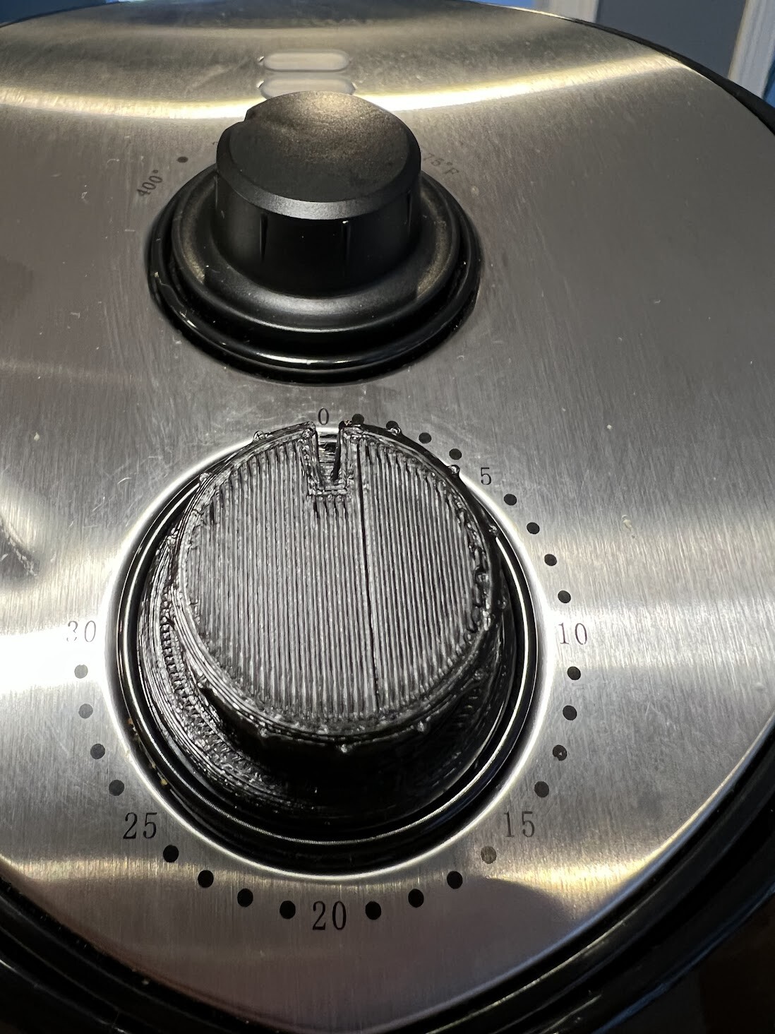 Upgraded replacement timer knob for Faberware Air Fryer HF-919B